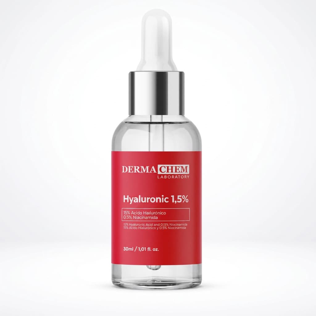 Sérum Hyaluronic Dermachem 1,5% Ácido Hialurônico 30ml Hidratação Intensa Niacinamida Facial
