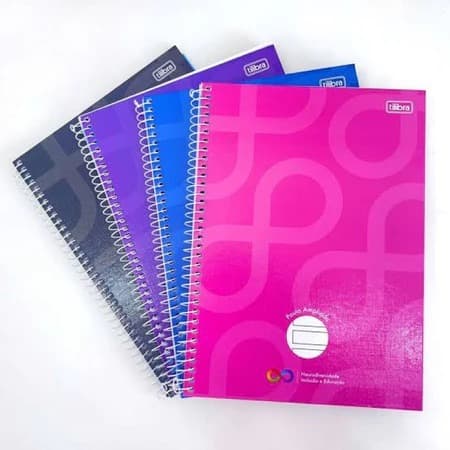 Caderno Espiral Pauta Ampliada Grande - Tilibra Neuro
