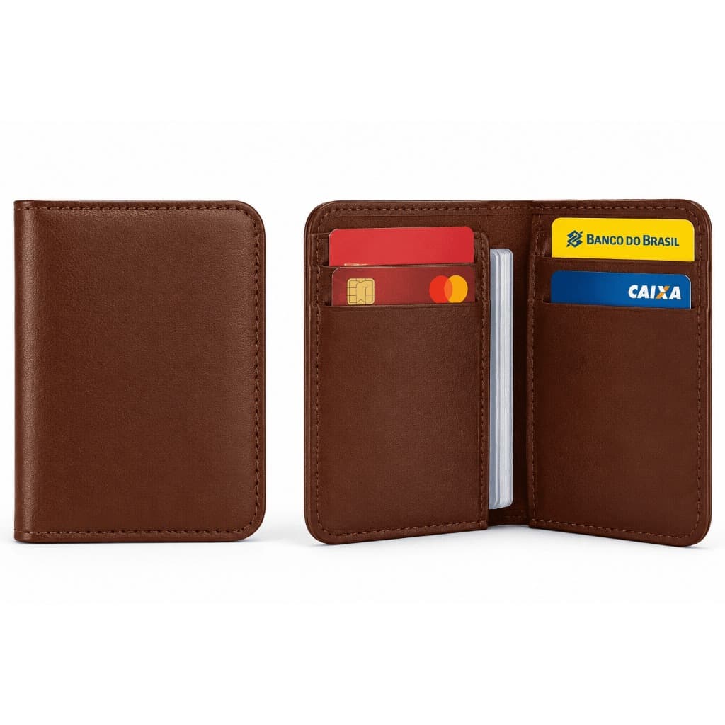 Kit 20 Porta Cartões Para Revenda Slim CNH Cartões Compacta Brindes