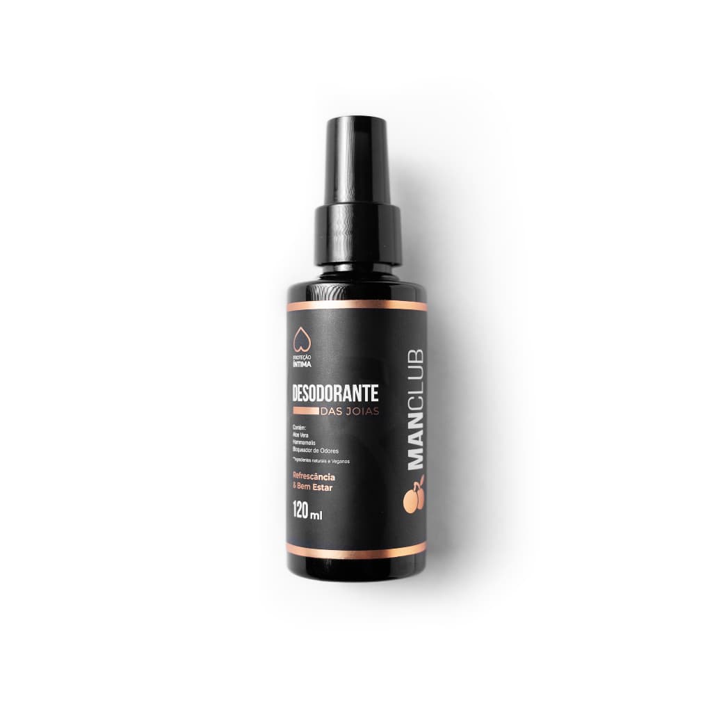 Desodorante das Joias da MANCLUB - Antitranspirante, Anti-odor, Conforto e Refrescância| Spray