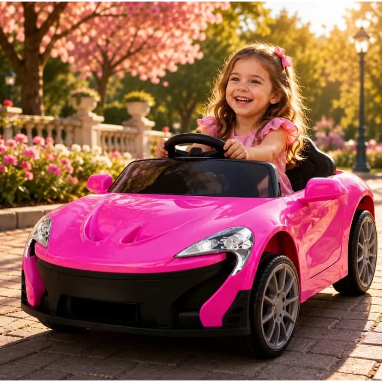 Carro Elétrico Infantil Carrinho Elétrico 6V Mini Carro Esportivo Motorizado Bateria Recarregável