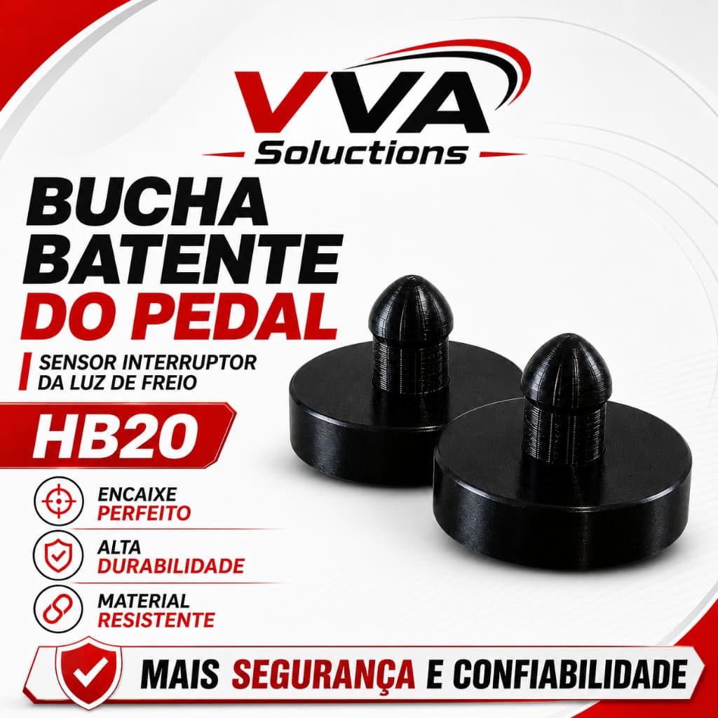 Bucha batente do pedal Sensor interruptor da luz de freio Hb20 I30 Veloster Elantra kit com 02 duas