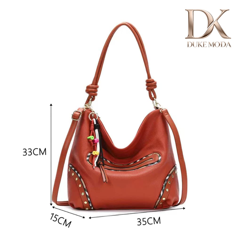 Bolsa Hobo Design Exclusivo - Bolsa Grande e Resistente, Surpreenda com um Presente de Qualidade para Mãe Namorada-JH008