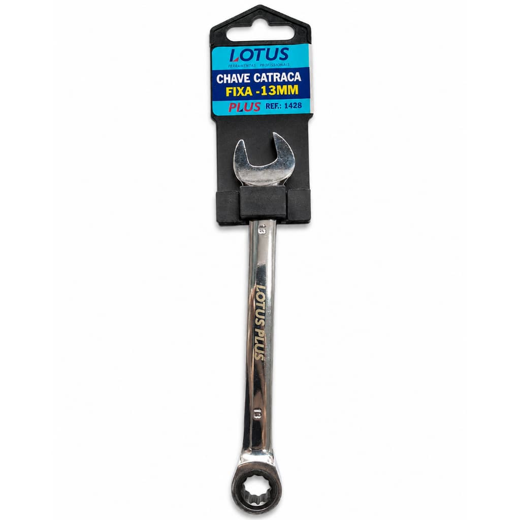 Chave Catraca Fixa 13mm Aço Cromo Vanádio-LOTUS
