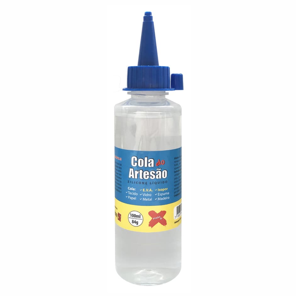 Cola de Silicone Líquido 100ML - Alta Fixação e Secagem Rápida