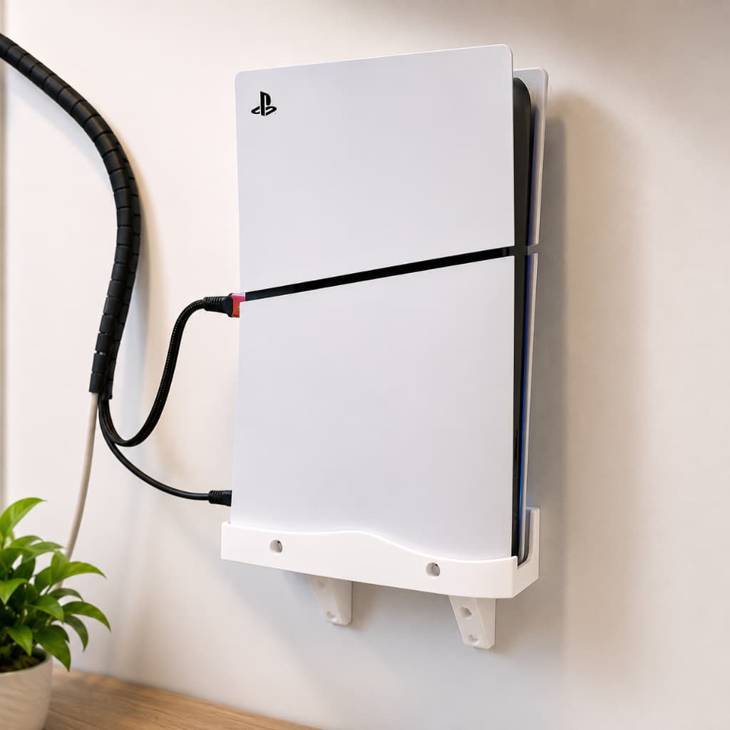 Suporte de Parede para PS5 Plástico PLA Premium