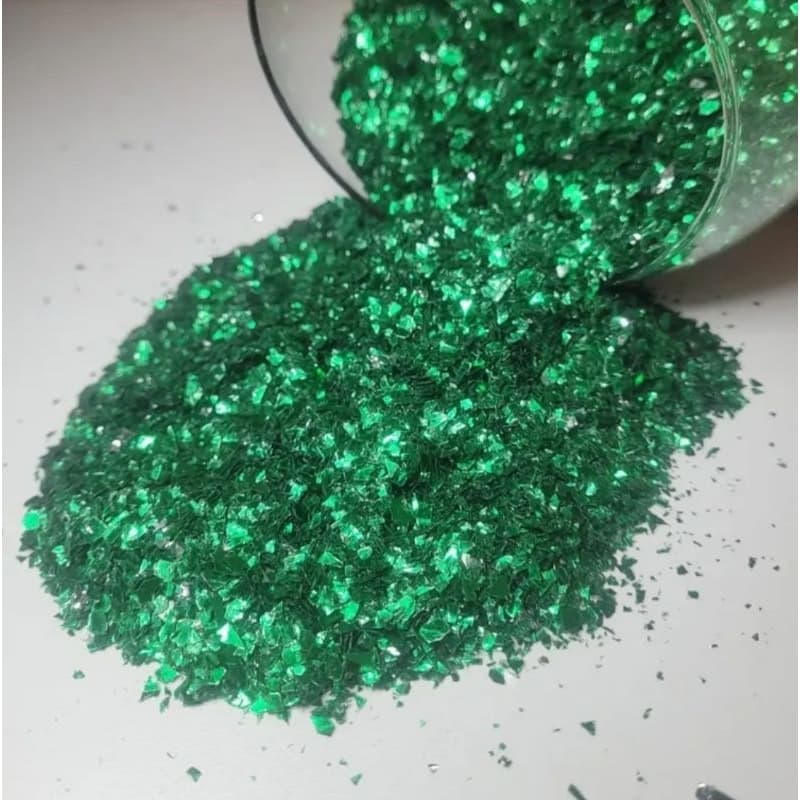 Glitter Brocal Verde Para Decoração 60gr