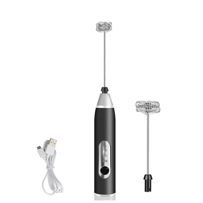 Mini Mixer Misturador Elétrico Recarregável Batedor Ovos Leve Capuccino Café