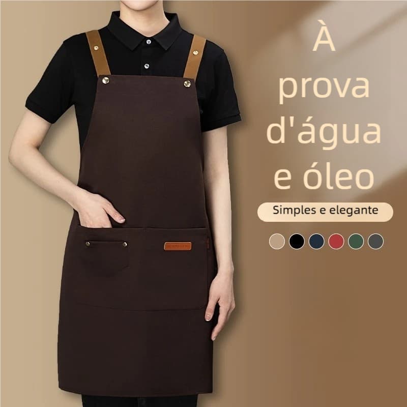 Avental Ajustável Unissex Proteção Para Cozinha Restaurante