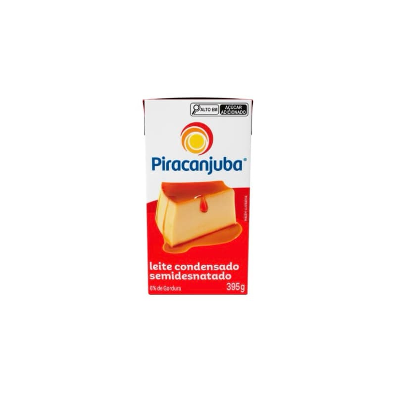 LEITE CONDENSADO PIRACANJUBA SEMIDESNATADO 395G