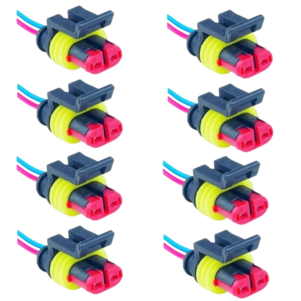 Par Plug Chicote Conector Farol Milha Palio Corsa Uno Stilo - Lampada H1