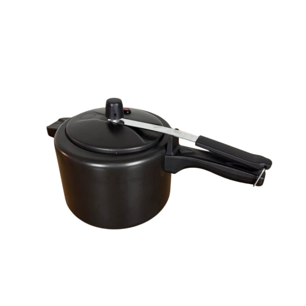 Panela de pressão Segura - Fechamento Interno - 4,5 litros - Preto ou Cereja
