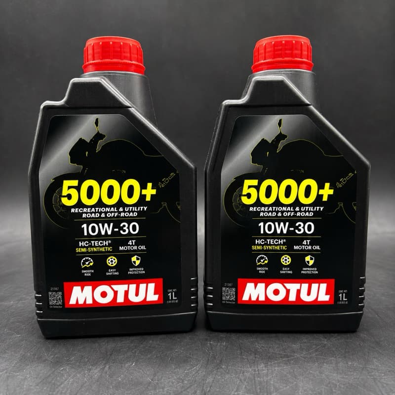 Óleo Motor  Motul 5000+ 10W30 2 Litros Semi Sintético Motos Quadriciclos