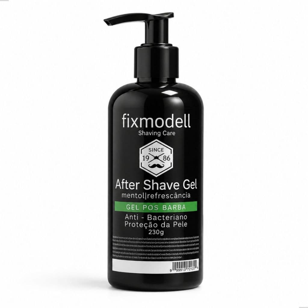 Pós Barba Shave Gel After 230g Mentolado Refrescante1 Un Masculino Original Fixmodell