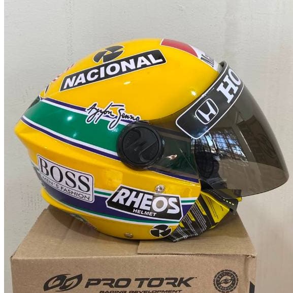 Cap new liberty tree SENNA 1985 aberto viseira fumê