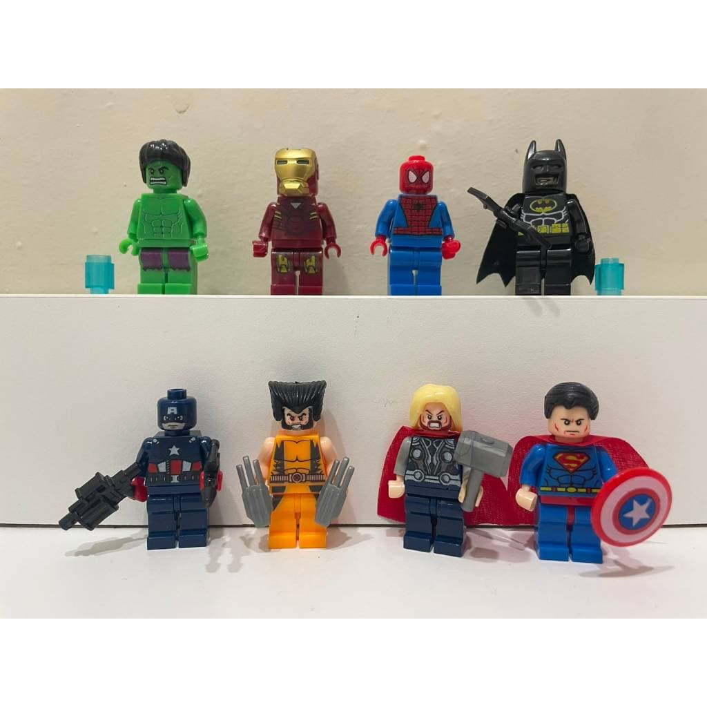 kit Mini Bonecos Personagens Heróis para Presente