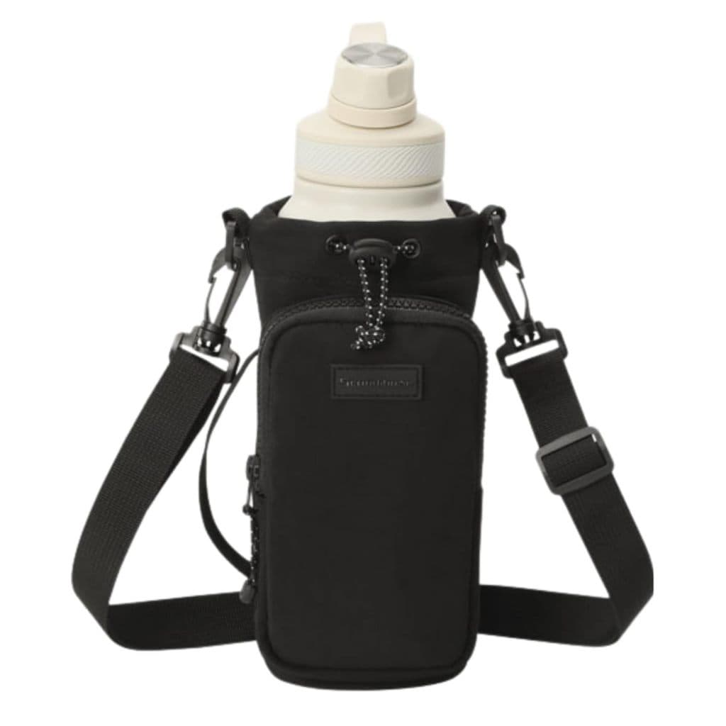 Suporte Para Garrafa De Água Bolsa Impermeável Com Alça De Ombro Ajustável E Bolso Para Celular