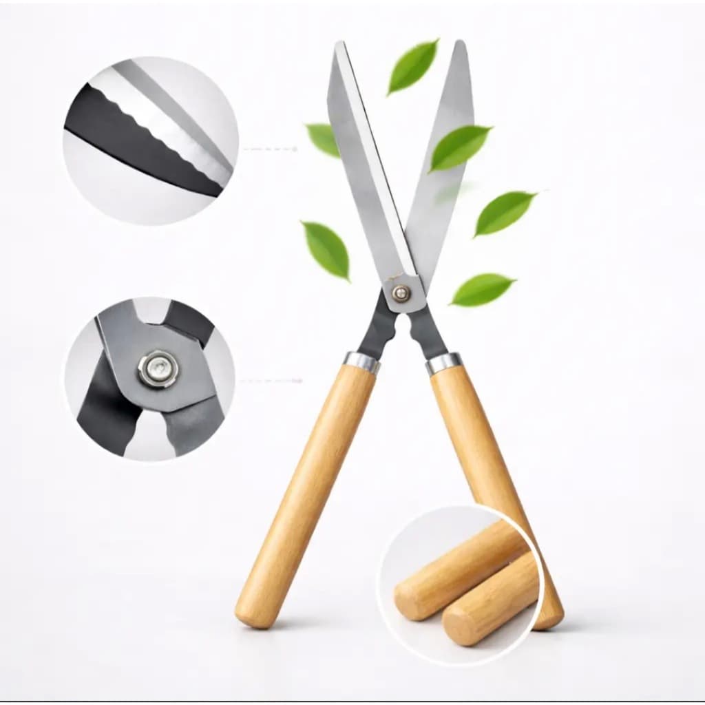 TESOURA DE PODA PROFISSIONAL JARDINAGEM GRAMA CERCA VIVA – PRECISÃO E DURABILIDADE