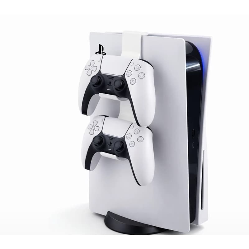 Suporte Duplo para Controle PS5 DualSense Organizador de Mesa Gamer para PlayStation 5 com Design Moderno e Prático