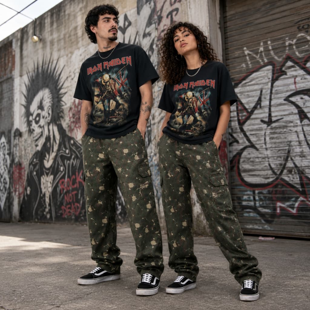 Calça Cargo Militar Hipstop Camuflado Exercito Tatica Exercito Patriota Skate e Casual