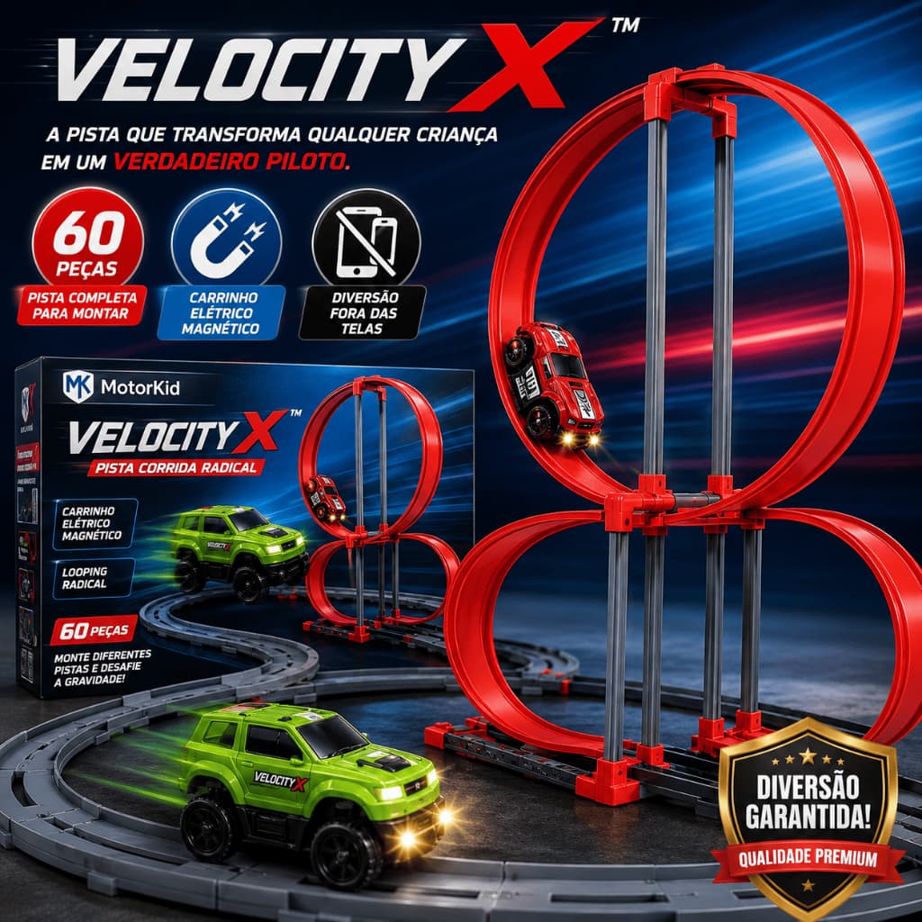 Pista Corrida Infantil Carrinho Eletrico Magnético VelPista de Corrida Carrinho Elétrico Magnético 6