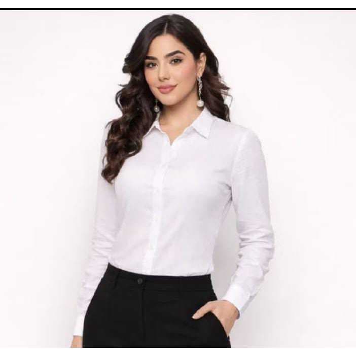 Camisete / Camisa Social Feminina Barato Manga Longa