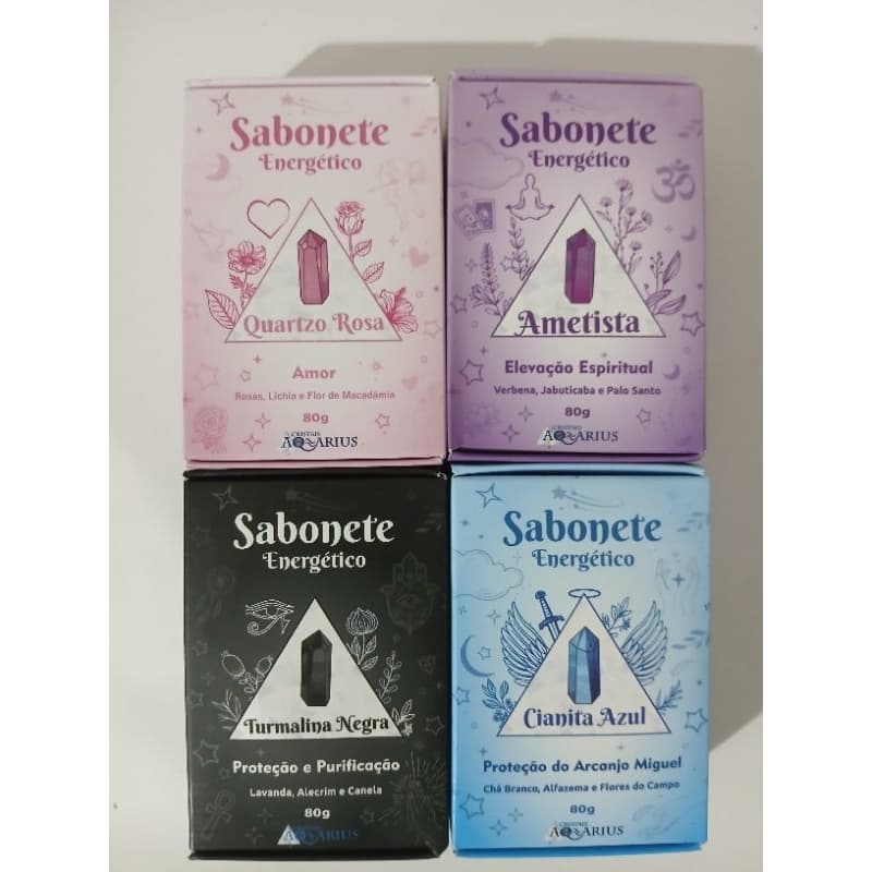 Sabonete Energético Vegano 80g - Elevação Espiritual ✨️