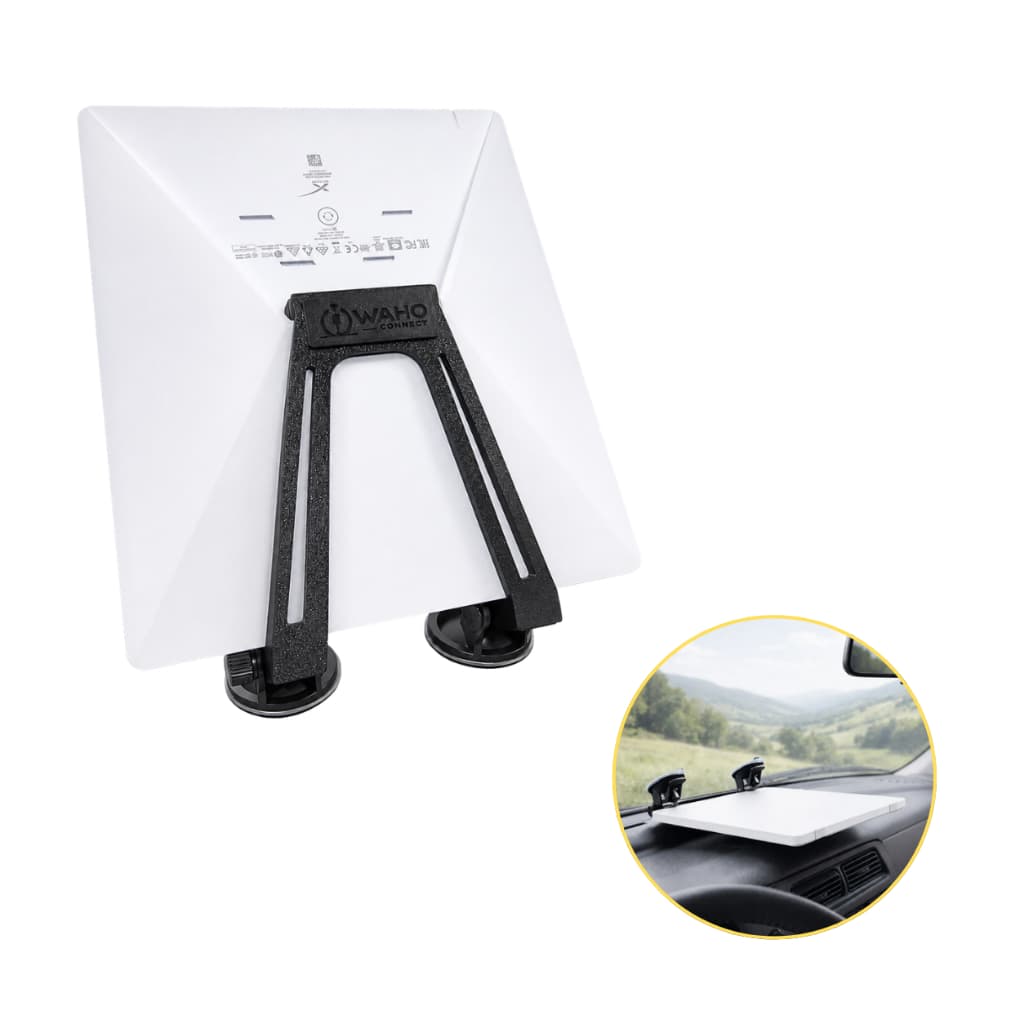 Suporte De Painel Com Ventosas Starlink Mini Antimulta Forte Eva Protetor