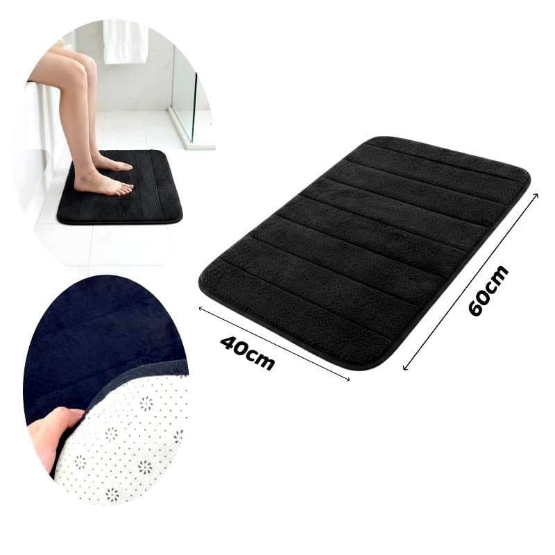 Tapete Banheiro Embaixador Soft Antiderrapante Secagem Rápida Rápida Absorção Confortável 60x40