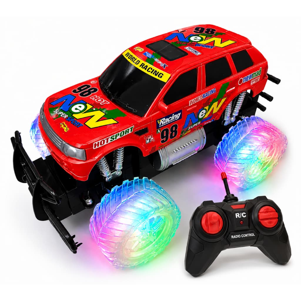 Carrinho Controle Remoto Jeep Carro Monstro Gigante Com Luz