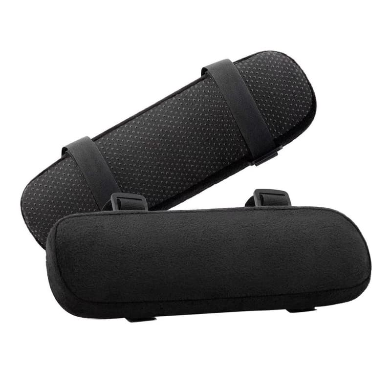 Almofadas para Apoio de Braço Cadeira Escritório Gamer Antebraço Encosto Ergonômico