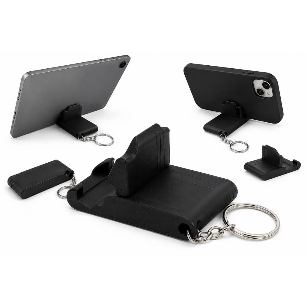 Chaveiro Suporte para Celular/Tablet Portátil Dobrável | Suporte de Mesa para Smartphone/Tablet Universal
