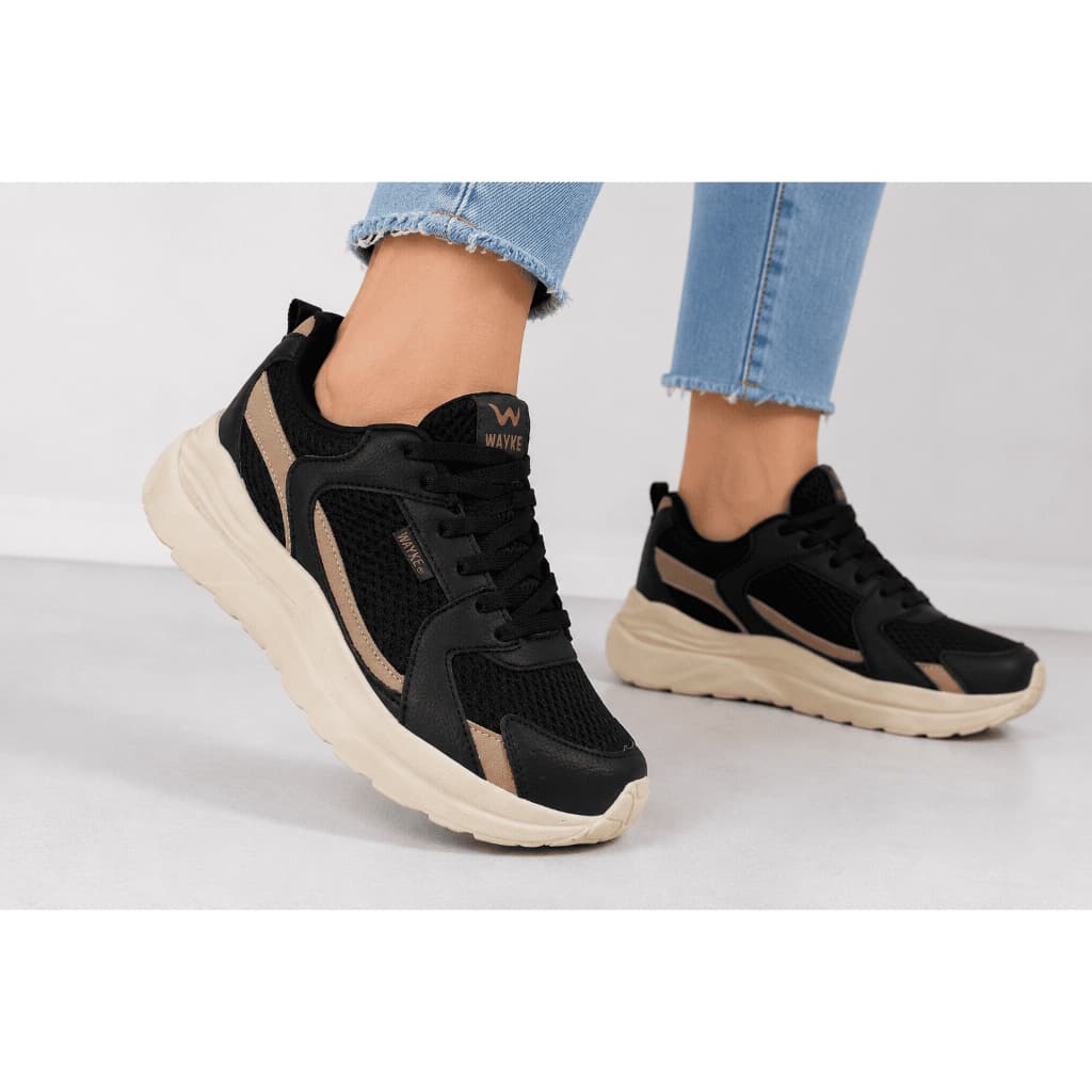 Tenis Feminino Chunky Casual Robusto Conforto Laçamento