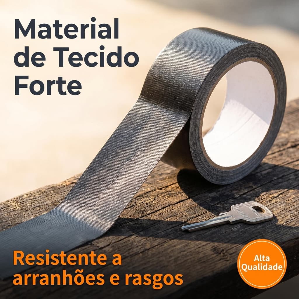 "Fita Adesiva Impermeável para Reparo de Couro e Assentos Resistente à Água Remendo Forte 5m "