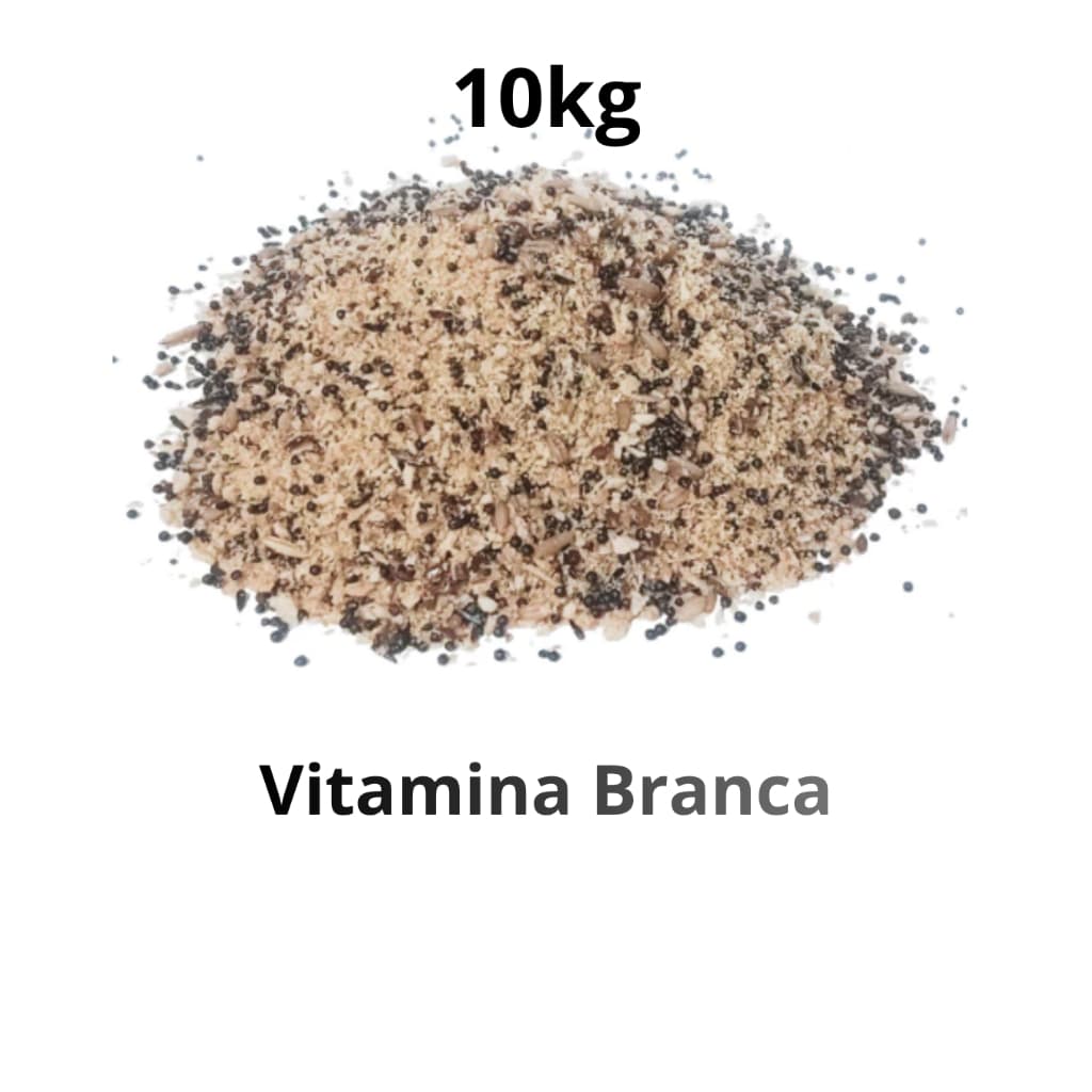 Sementes Farinhada Vita Plus Branca com Mel Para Canário, pintassilgo, Tarim e Similares Flamingos 5kg