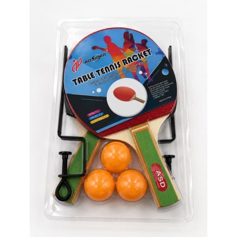 Kit Ping Pong Mesa Tênis de Mesa 2 Raquetes 3 Bolinhas Rede Retrátil Suporte Completo