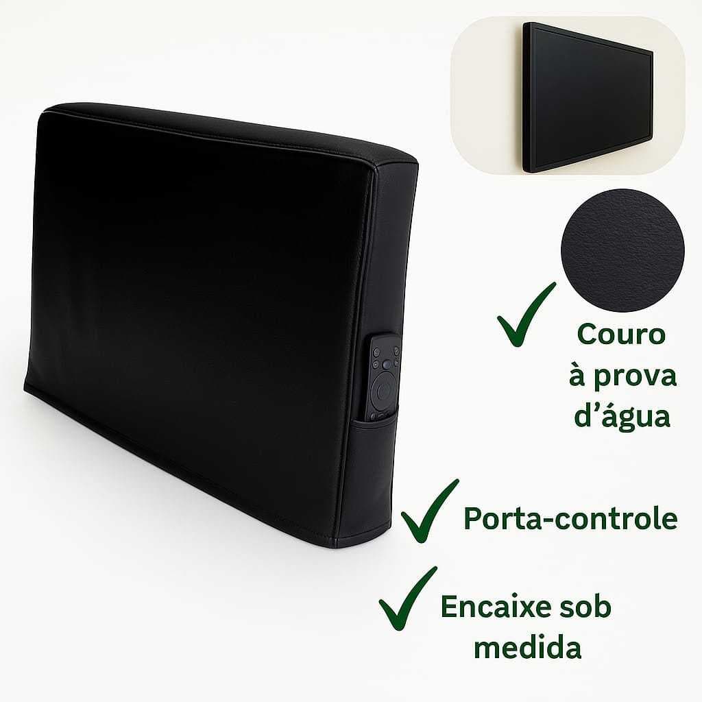 Capa de TV de Couro com revestimento Anti-risco 19 22 24 32 40 42/43 47 49/50 55 58 65 75