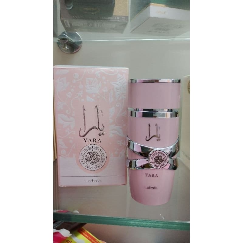 Perfume Feminino Yara Arabe 100ml com Fixação Prolongada em Vidro Importado