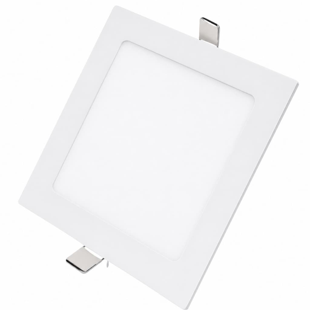 Kit 3/5/10 Paineis Slim Backlight Quadrado Embutir 18w 6500k G-light Cor Branco Frio