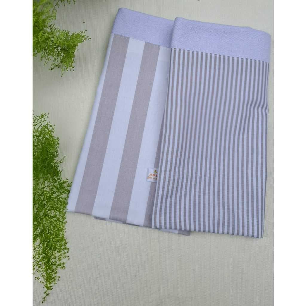 KIT COM 02 PANOS DE PRATO CLEAN LISTRADO 41X66