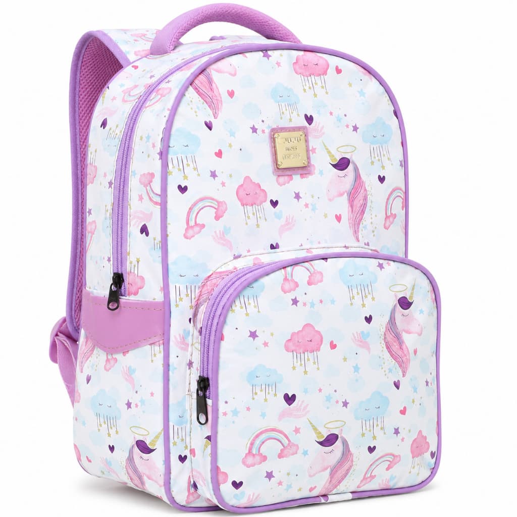 Mochila Bolsa Infantil Menina Unicórnio Princesa