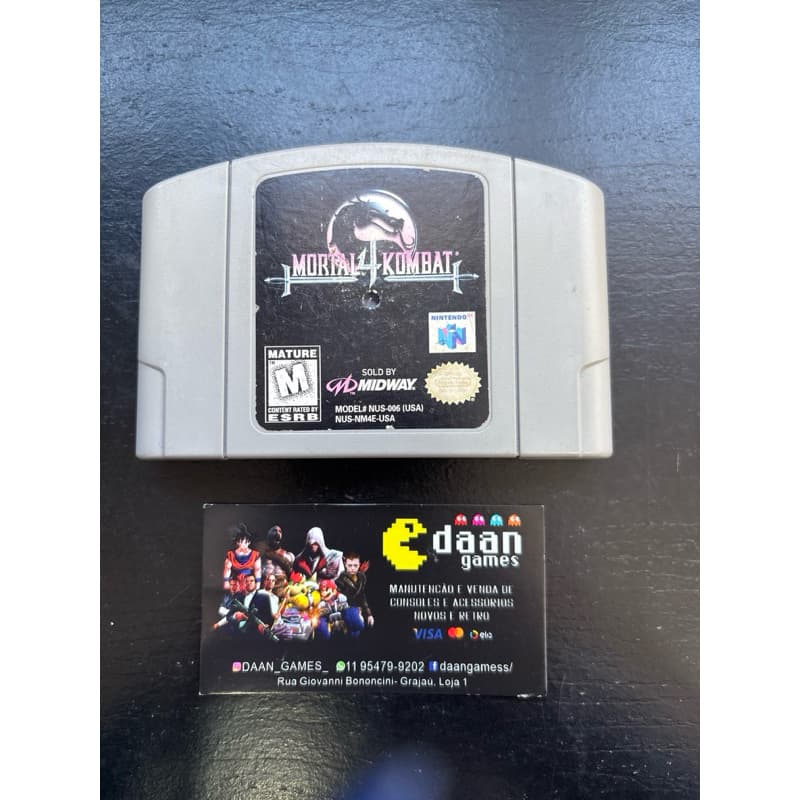 Jogo 64 - Mortal KOMBAT 4 - Nintendo