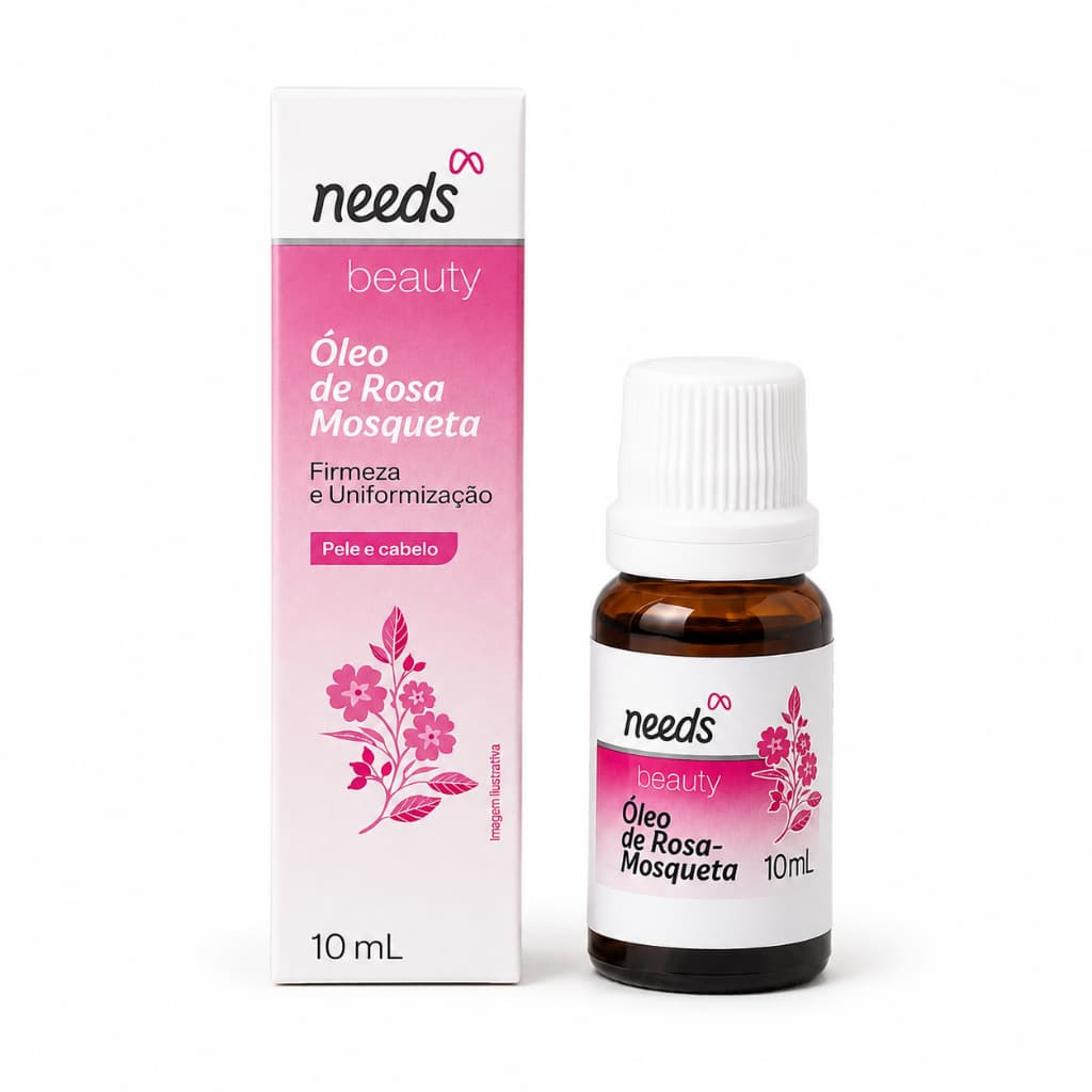 Óleo de Rosa Mosqueta Needs Beauty 10ml Pele e Cabelo