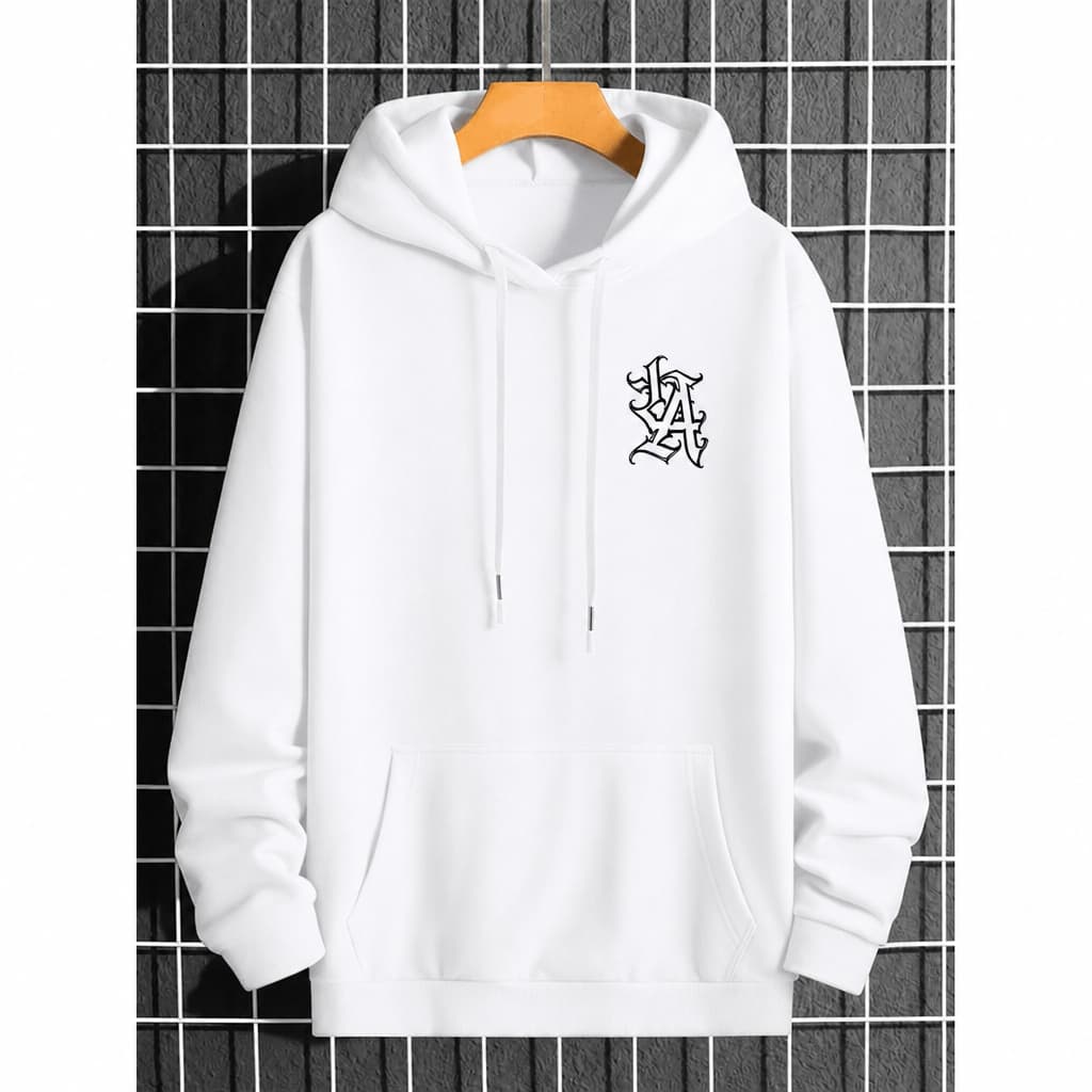 Moletom Temático Los Angeles Moletom Básico Confortável LA Flanelado Unissex  Com Capuz Blusa De Frio