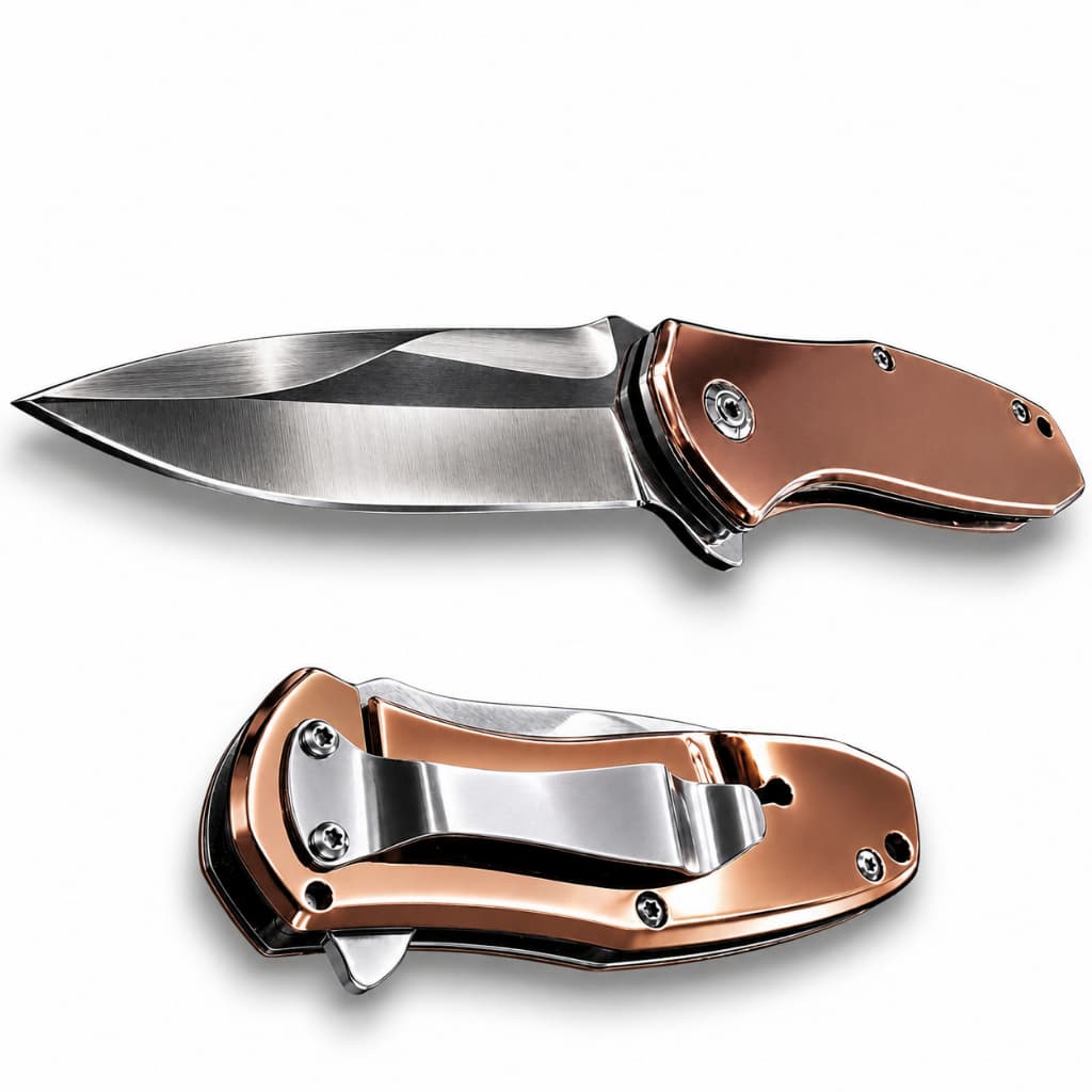 Canivete Tático Dobrável Aço Inox Lâmina Afiada EDC Camping Pesca Caça Sobrevivência Trilhas
