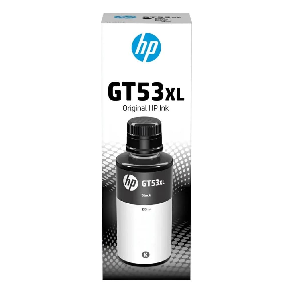 Frasco De Tinta Preto Hp Orig. Gt53xl Preto 135 Ml 1vv22al