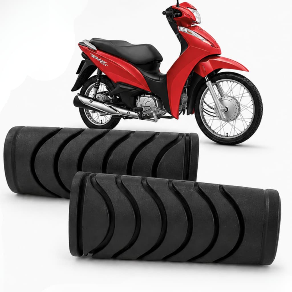 Borracha Estribo Pedaleira Dianteira Honda Pop 110i 2016 A 2023 Biz 100 2013 A 2015 Par