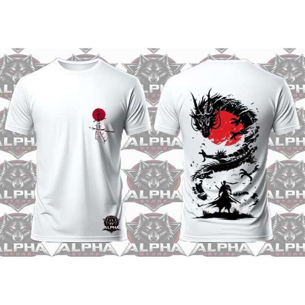 Camiseta Samurai Ronin | Streetwear Japonês Premium AlphaStore