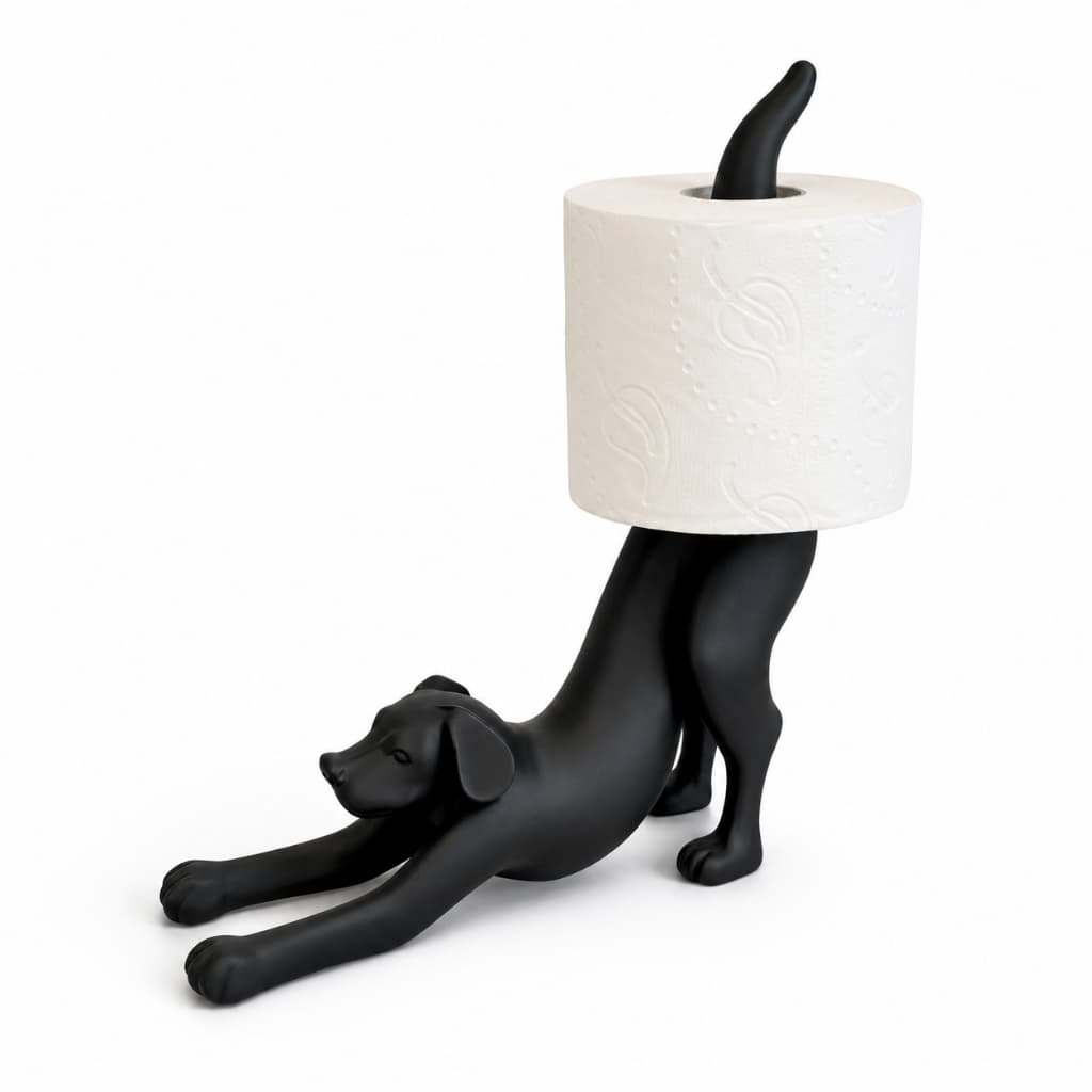 Suporte para Papel Higiênico Animal Decorativo Cachorro Gato Leao  – Charme, Organização e Estilo para o Seu Banheiro