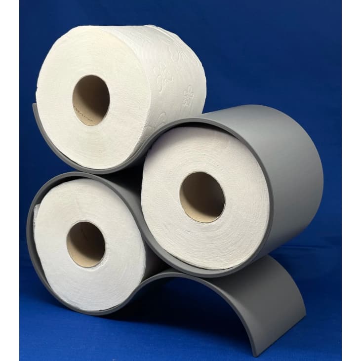Suporte para Papel Higiênico 3 Rolos – Design Elegante e Decorativo para Banheiro